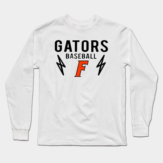 Gators Baseball - F Long Sleeve T-Shirt by Nashida Said